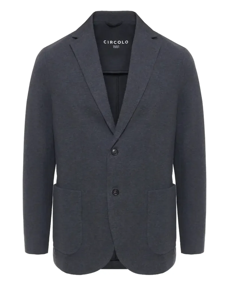 CIRCOLO 1901 single-breasted patch-pockets blazer - Grau Grau