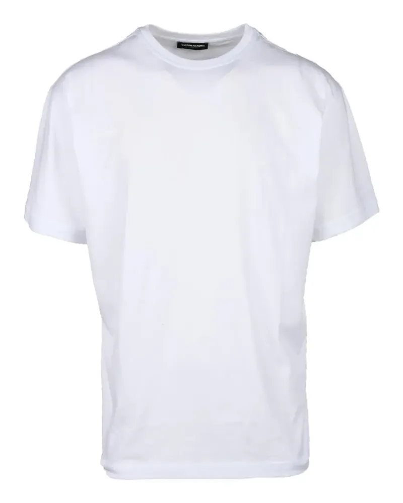 CoSTUME NATIONAL T-Shirt mit Logo-Print - Weiß Weiß