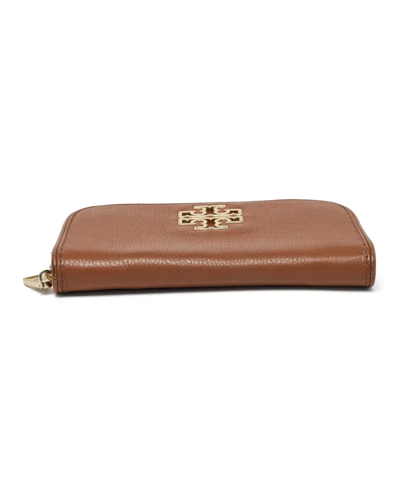 Tory Burch leather zip-around wallet - Braun Braun