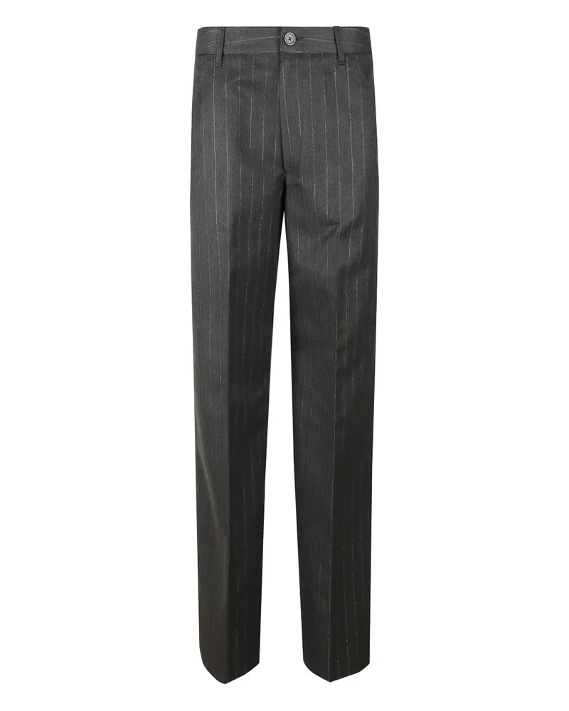 Dondup Hose mit Nadelstreifen - Grau Grau