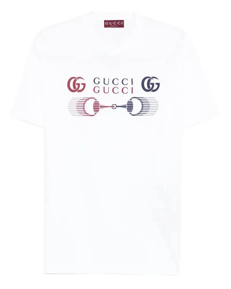 Gucci logo-print T-shirt - Weiß Weiß