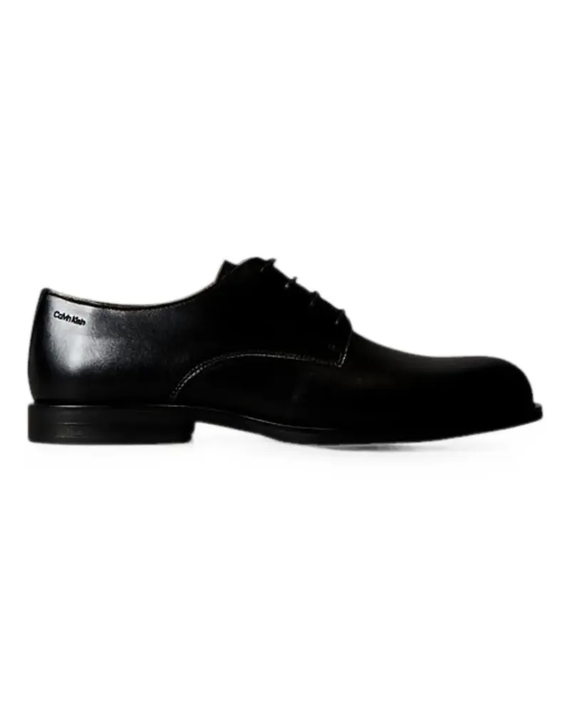 Calvin Klein Derby-Schuhe mit Logo-Schild - Schwarz Schwarz