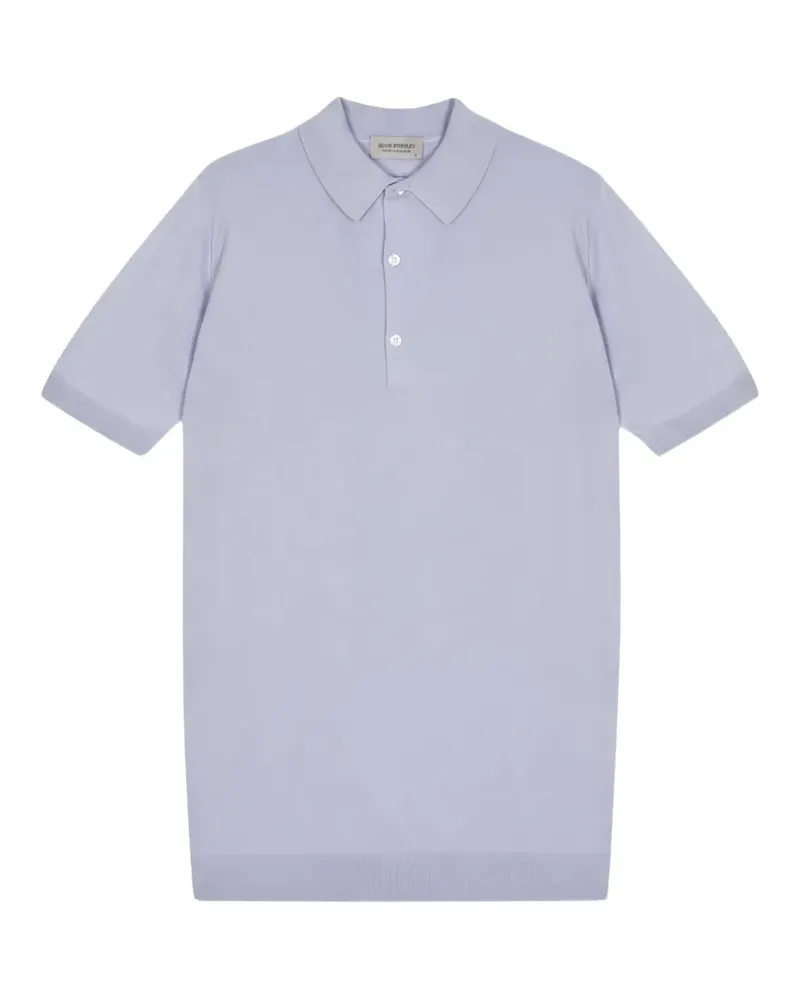 John Smedley Adrian' Poloshirt - Blau Blau
