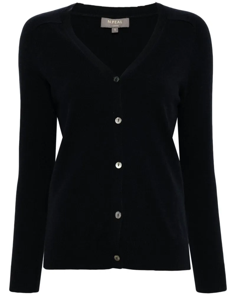 N.Peal Lara Cardigan aus Kaschmir - Blau Blau