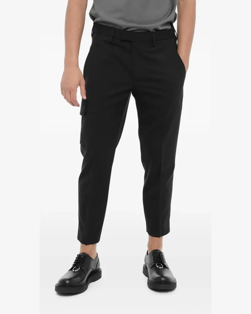 Neil Barrett skinny-fit belt-loop cargo pants - Schwarz Schwarz