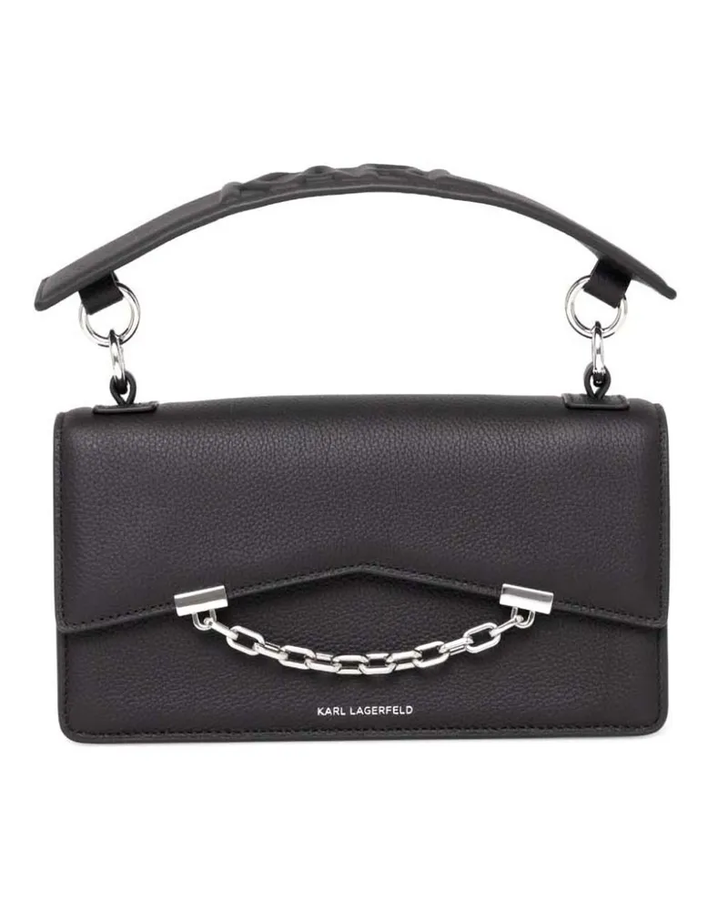 Karl Lagerfeld K/Seven Grainy Umhängetasche - Schwarz Schwarz
