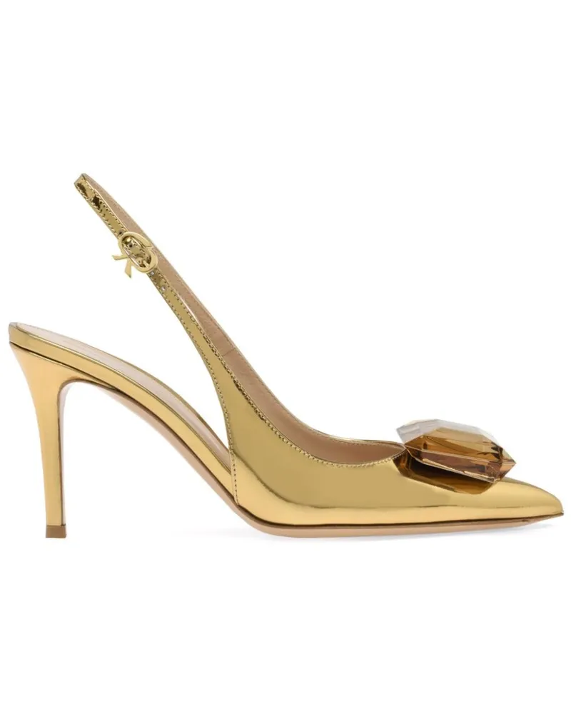 Gianvito Rossi Jaipur Slingback-Pumps 90mm - Gold Gold
