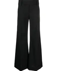 Maison Margiela Palazzohose mit Nadelstreifen Schwarz