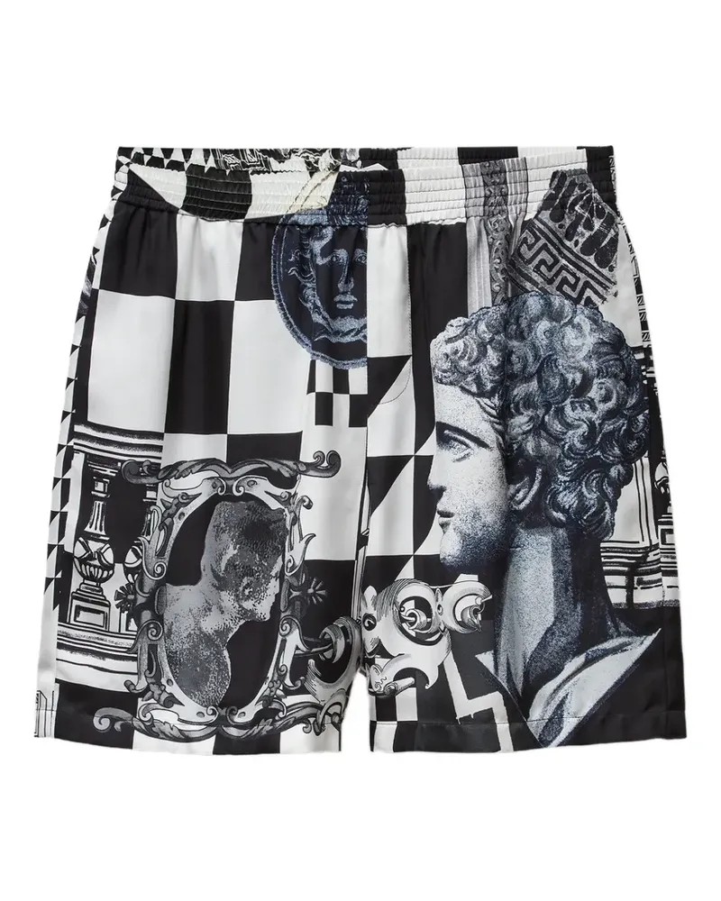 Versace Shorts mit Print - Schwarz Schwarz