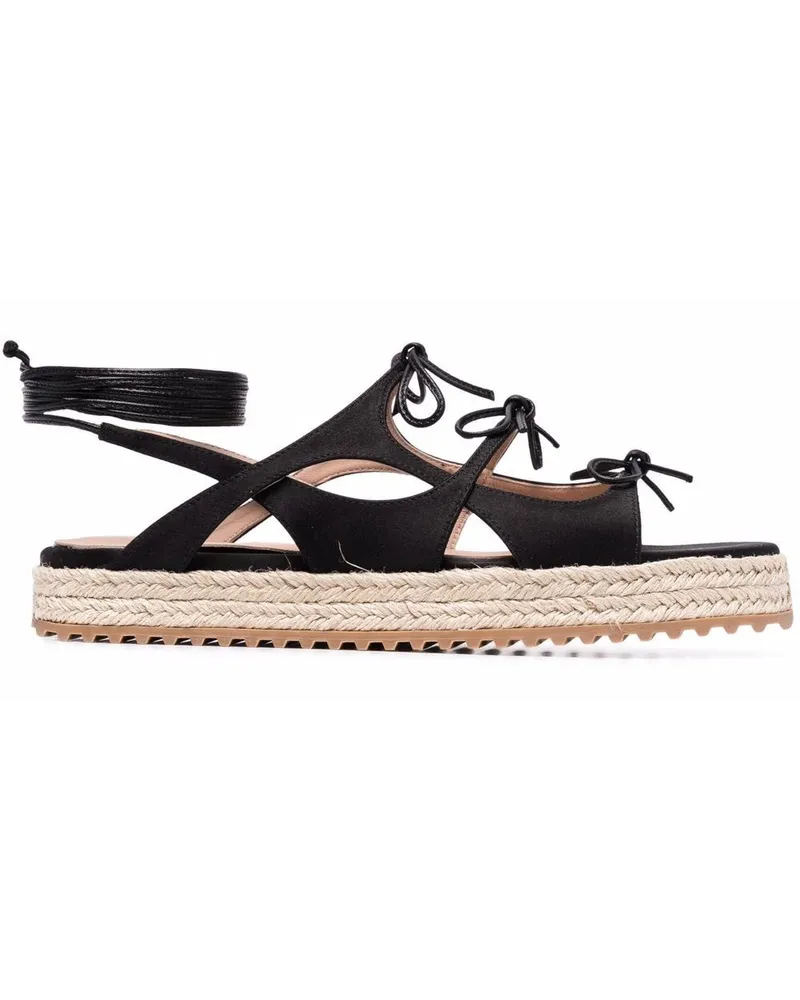 Scarosso x Paula Cademartori Sandalen - Schwarz Schwarz