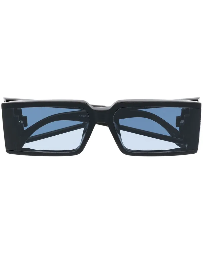 Marcelo Burlon | County of Milan Fagus Sonnenbrille mit eckigem Gestell - Schwarz Schwarz