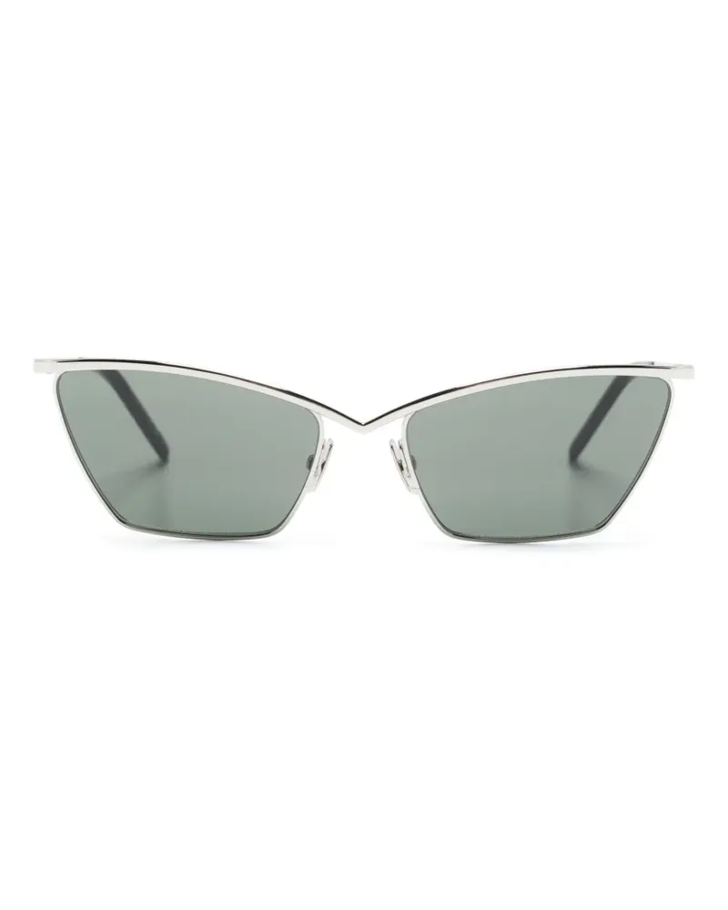 Saint Laurent SL637 Cat-Eye-Sonnenbrille - Silber Silber