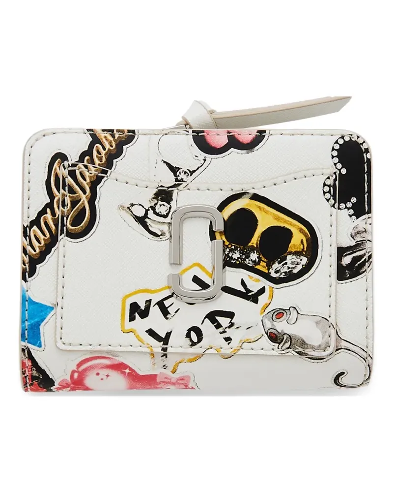 Marc Jacobs Mini The Sticker Patch Portemonnaie - Weiß Weiß