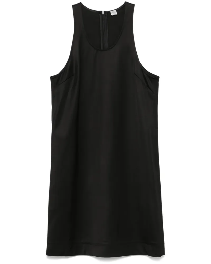 Totême Klassisches Minikleid - Schwarz Schwarz