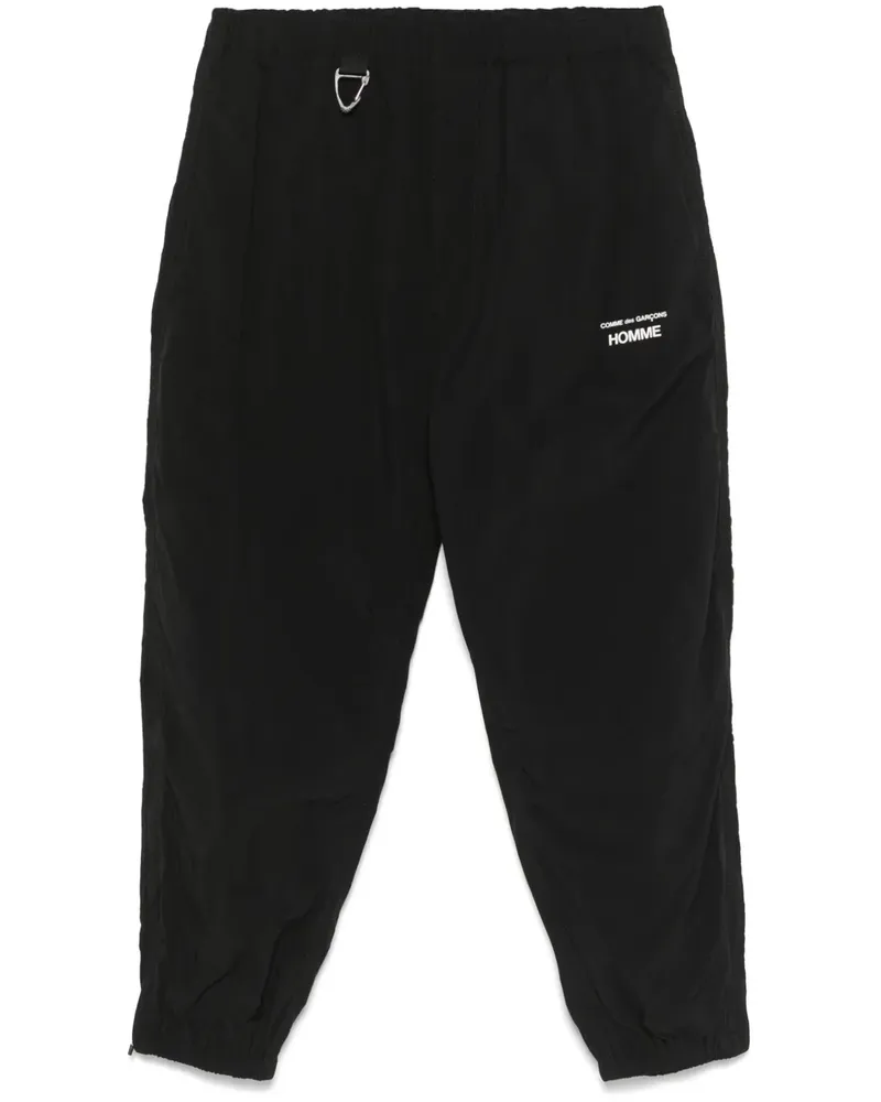 Comme des Garçons Jogginghose mit Logo-Print - Schwarz Schwarz