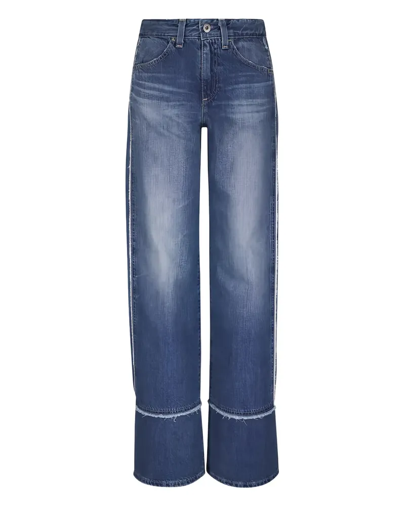 Adriano Goldschmied Ausgefranste Adria Jeans - Blau Blau