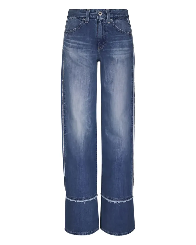 Adriano Goldschmied Ausgefranste Adria Jeans - Blau Blau