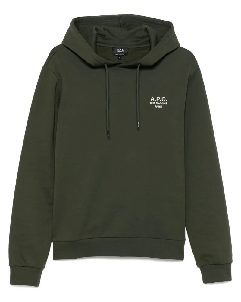 A.P.C. Rue Madame Hoodie - Grün Grün