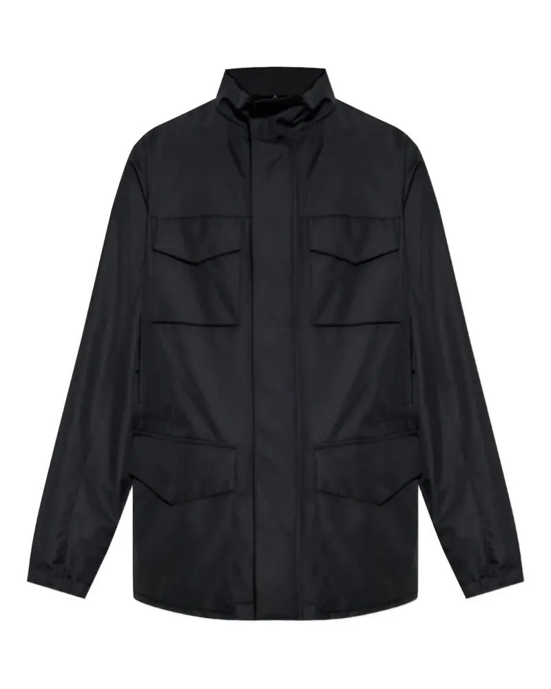 Giorgio Armani Jacke mit Klappentasche - Schwarz Schwarz