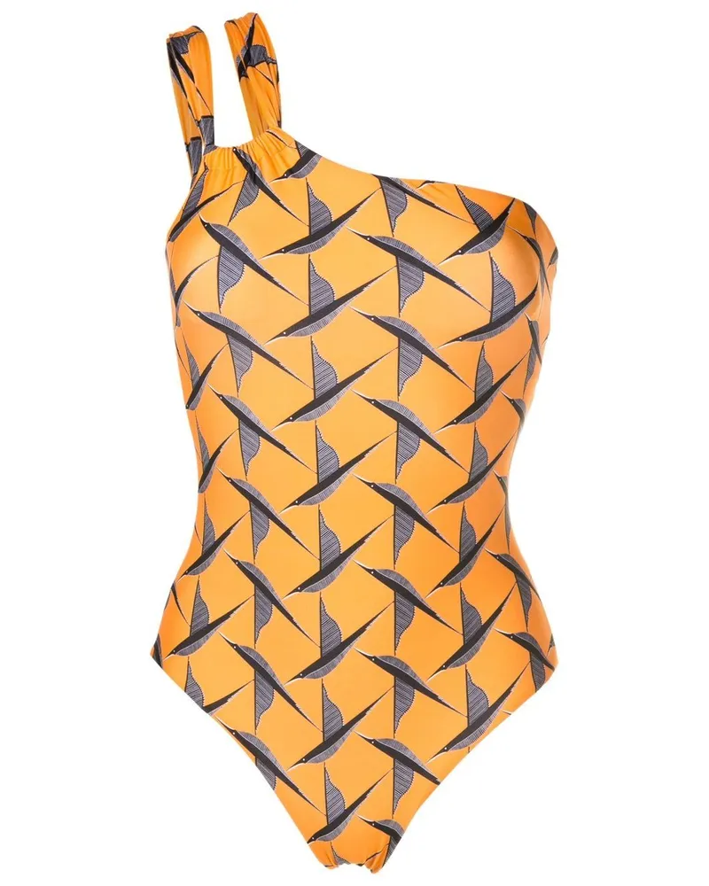 Lygia & Nanny Miusha One-Shoulder-Badeanzug - Orange Orange