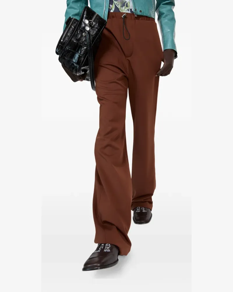 Acne Studios embroidered trousers - Braun Braun