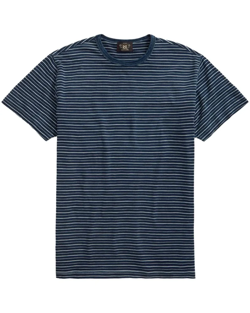 Ralph Lauren Gestreiftes T-Shirt - Blau Blau