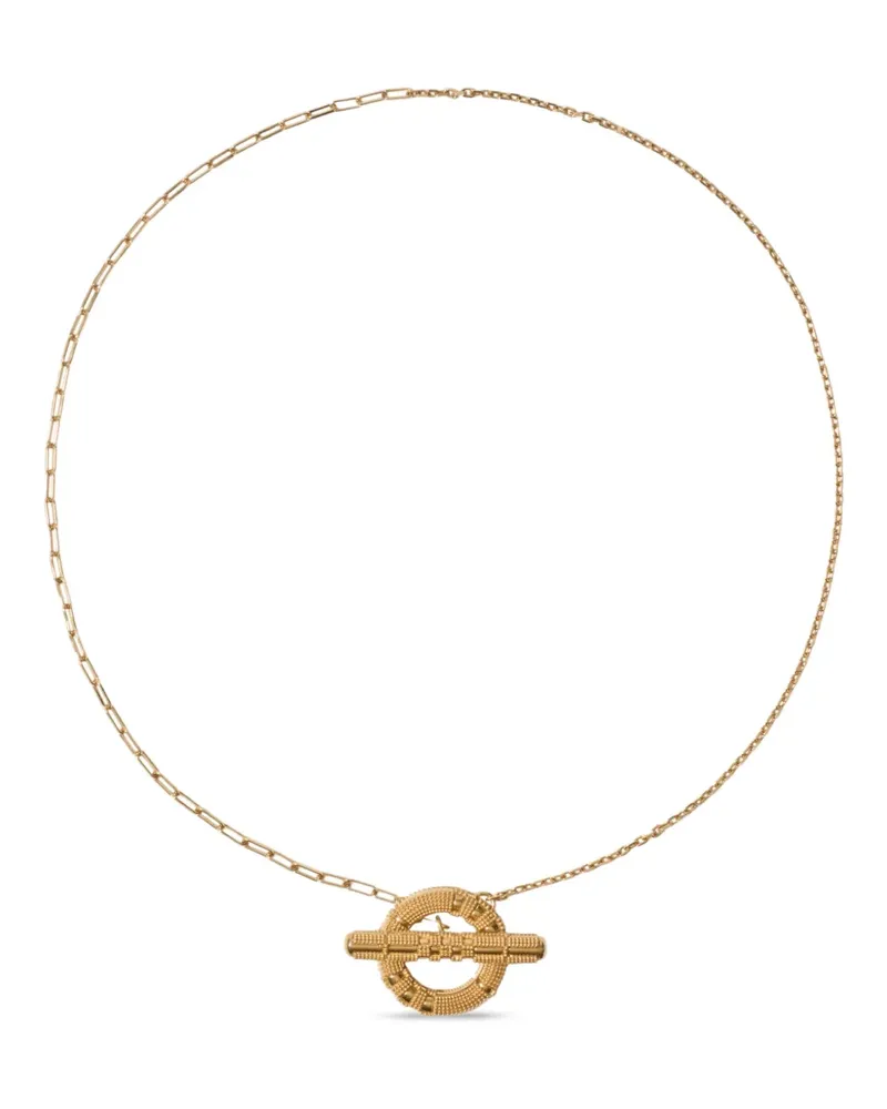 Burberry Check Granulation necklace - Gold Gold