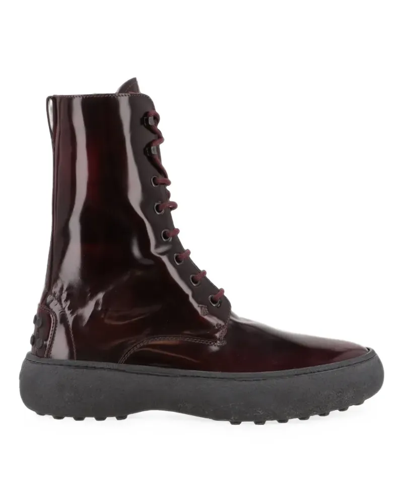 TOD'S Gomma Schnürstiefel - Rot Rot
