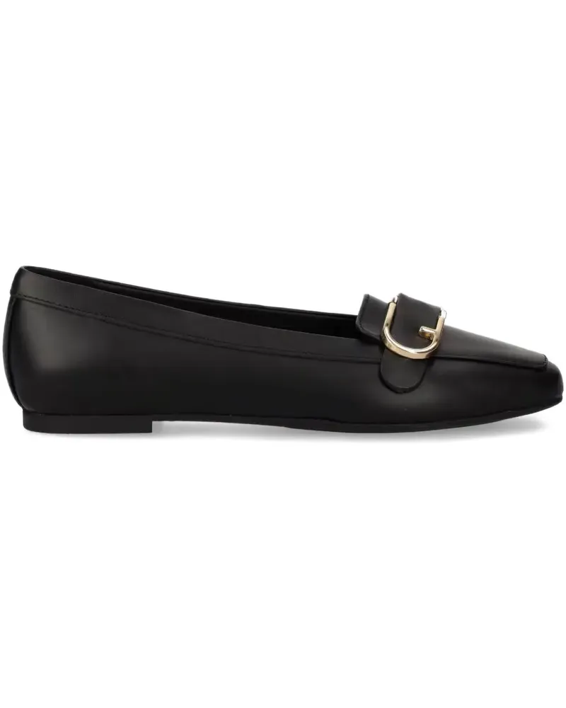Furla Loafer mit Zierschnalle - Schwarz Schwarz