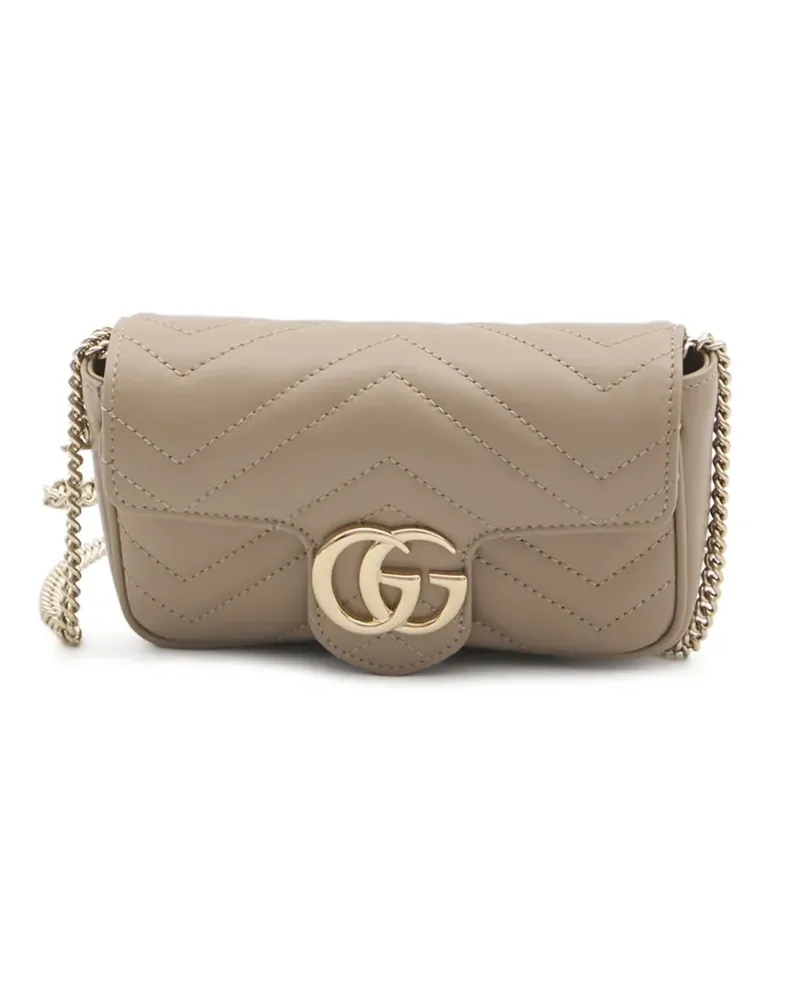 Gucci GG Marmont Mini-Tasche - Nude Nude