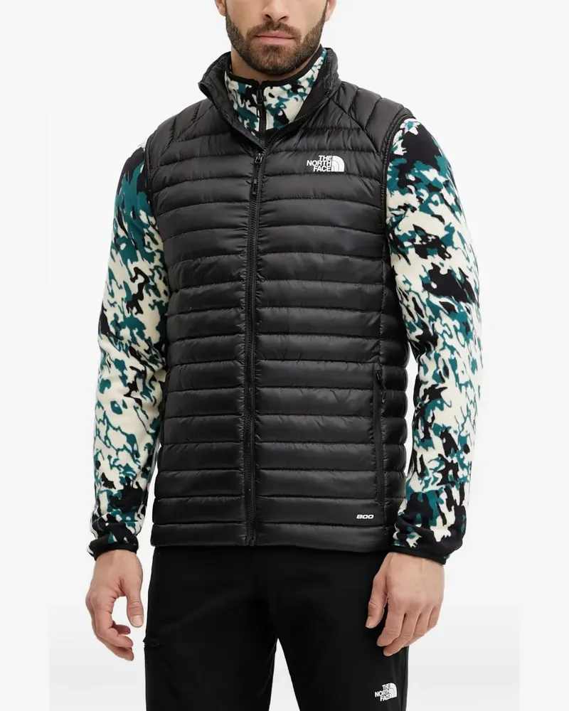 The North Face quilted padded gilet - Schwarz Schwarz