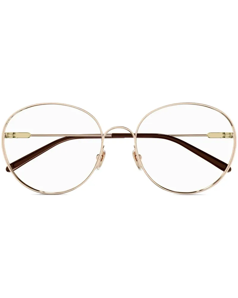 Chloé Brille mit Logo-Gravur - Gold Gold