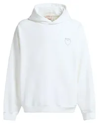 Marni Hoodie mit Logo-Print Weiß