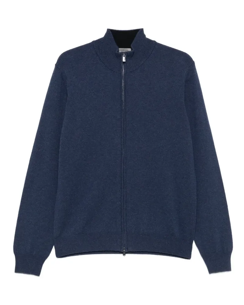 Corneliani Cardigan mit Reißverschluss - Blau Blau