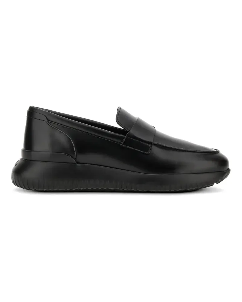 Hogan cube platform loafers - Schwarz Schwarz