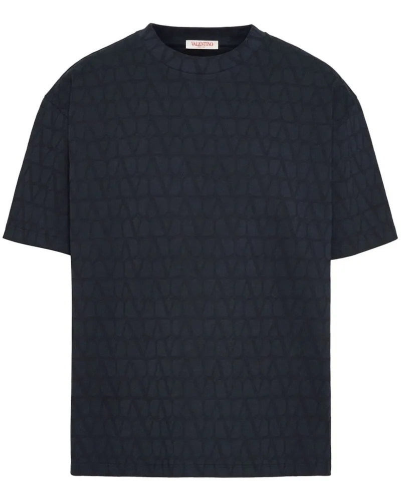 Valentino Garavani Toile Iconographe T-Shirt - Blau Blau