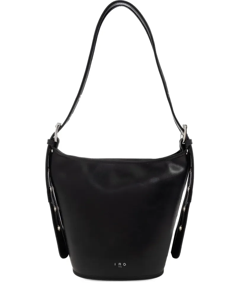 IRO small Zyke leather bucket bag - Schwarz Schwarz