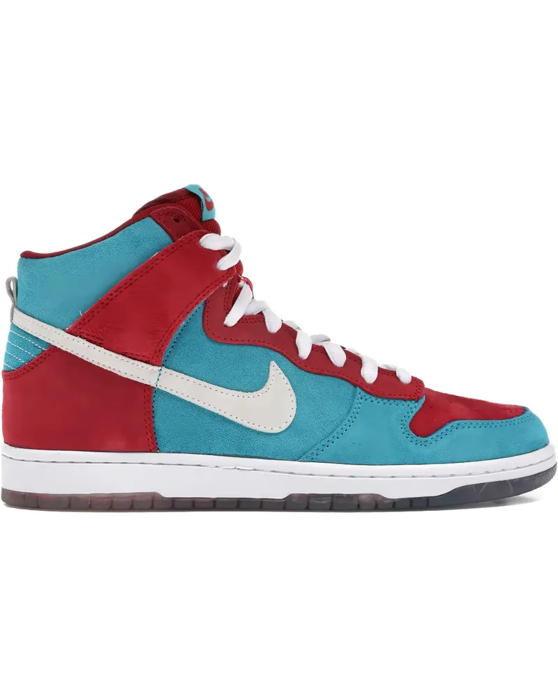 Nike Dunk High Premium SB high-top suede sneakers - Rot Rot