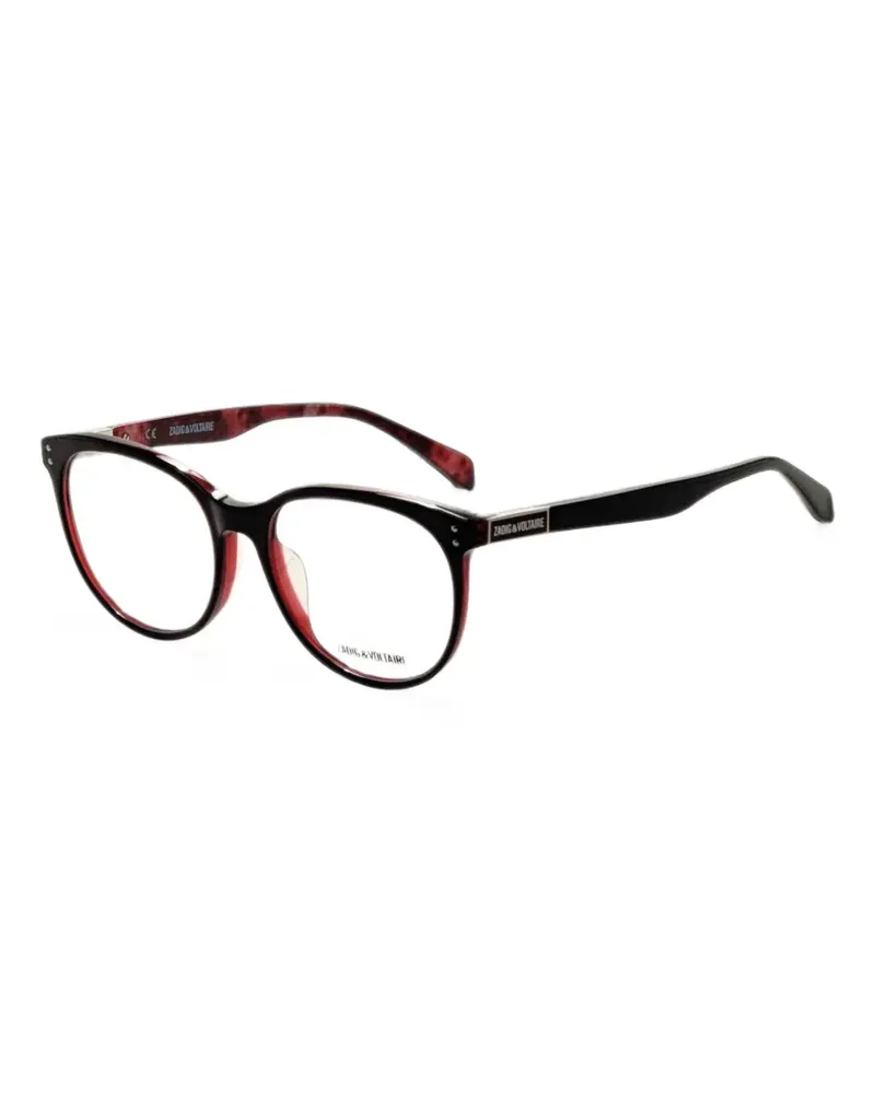 Zadig & Voltaire Brille mit rundem Gestell - Schwarz Schwarz