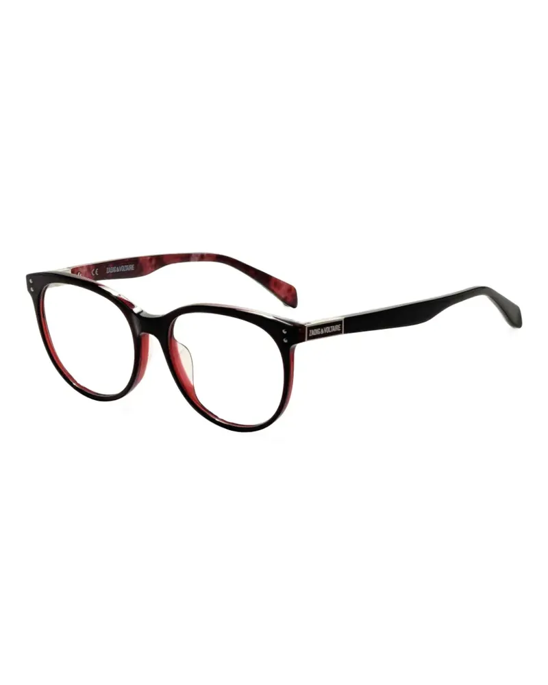 Zadig & Voltaire Brille mit rundem Gestell - Schwarz Schwarz