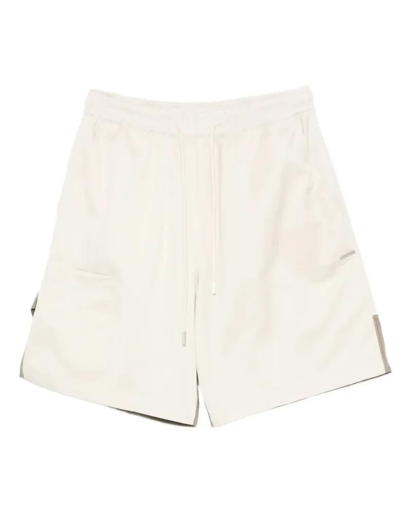 Yes London drawstring elasticated shorts - Nude Nude
