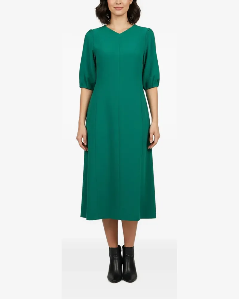 Joseph short-sleeve crepe midi dress - Grün Grün
