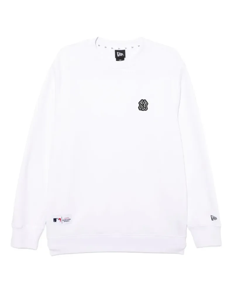 New Era Sweatshirt mit Logo-Prägung - Weiß Weiß