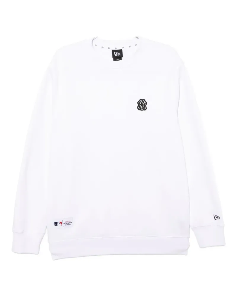 New Era Sweatshirt mit Logo-Prägung - Weiß Weiß