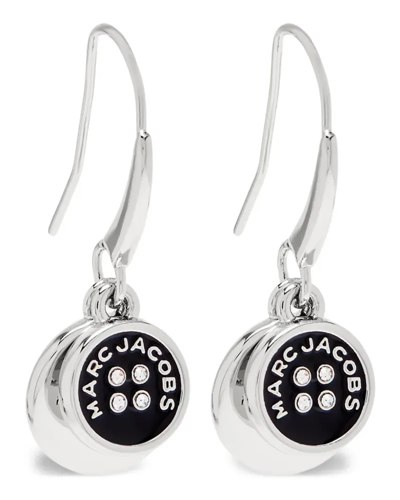 Marc Jacobs Button Drop Ohrringe - Silber Silber
