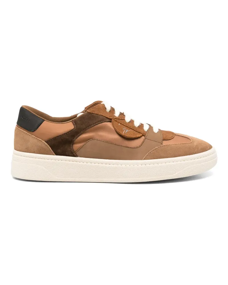 Giuseppe Zanotti Sneakers mit Wildledereinsätzen - Braun Braun