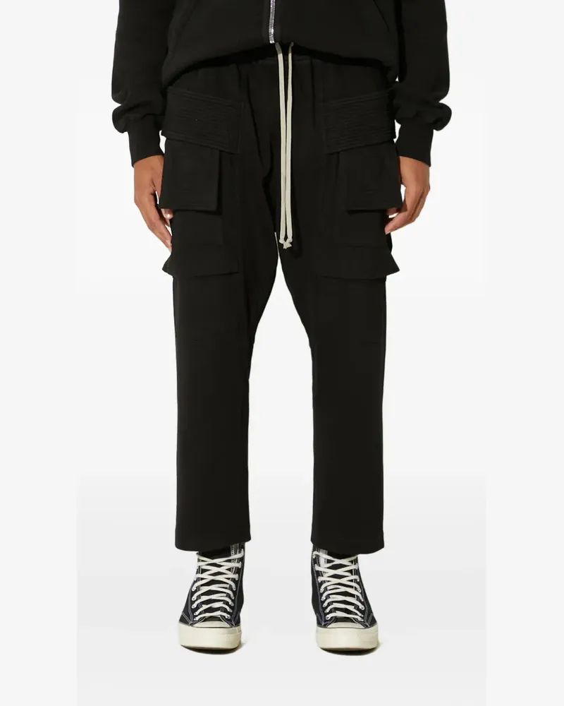 DRKSHDW by Rick Owens Hose mit aufgesetzten Taschen - Schwarz Schwarz
