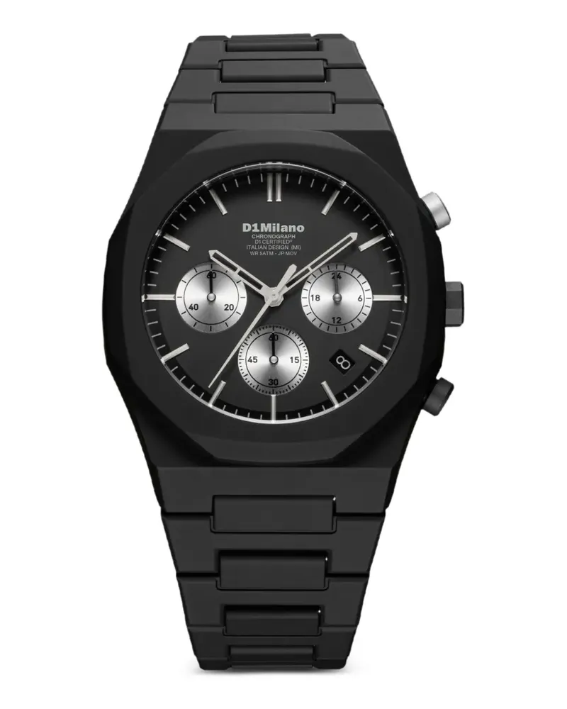 D1 Milano Chronograph 40,5mm - Schwarz Schwarz