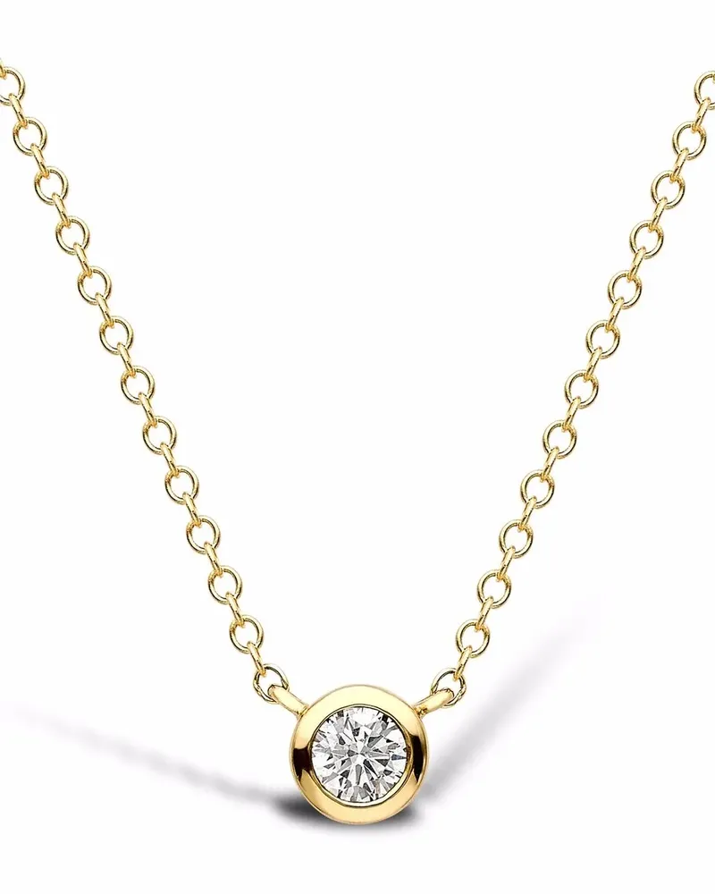 Pragnell 18kt Gelbgoldhalskette mit Diamanten Gold