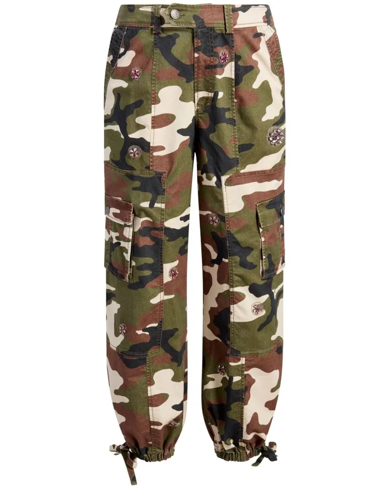 Cinq à Sept Zola Camouflage-Cargohose - Braun Braun
